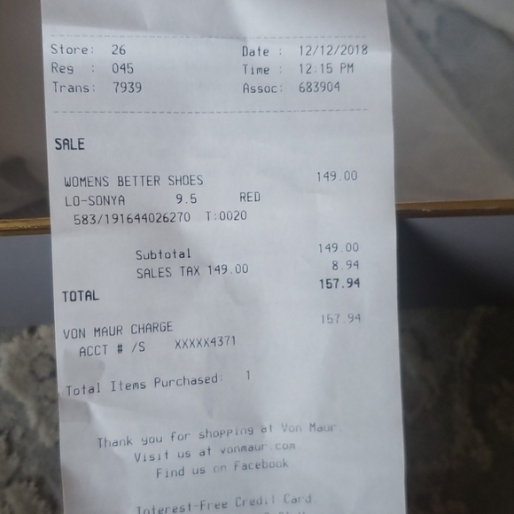 Red booties - Picture 6 of 7